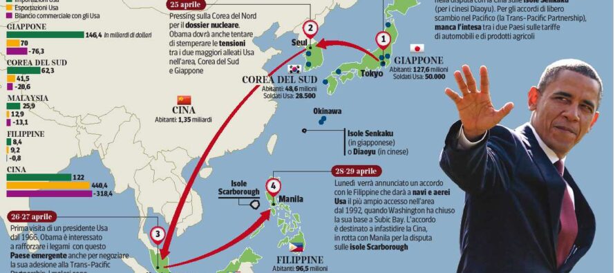 Missione: riconquistare il Pacifico Obama salda l’alleanza anti-cinese