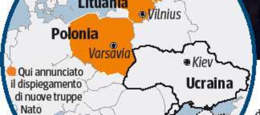 Il piano americano: esercitazioni militari ai confini dell’ Ucraina