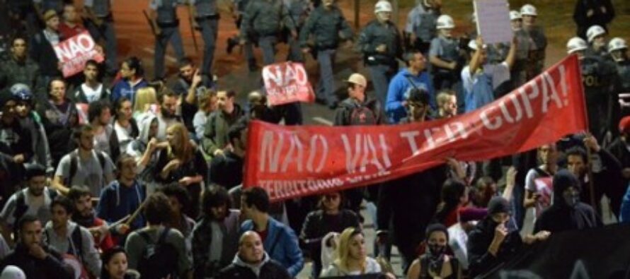 Movimientos sociales de Brasil exigen mejoras sociales y denuncian el gasto del Mundial