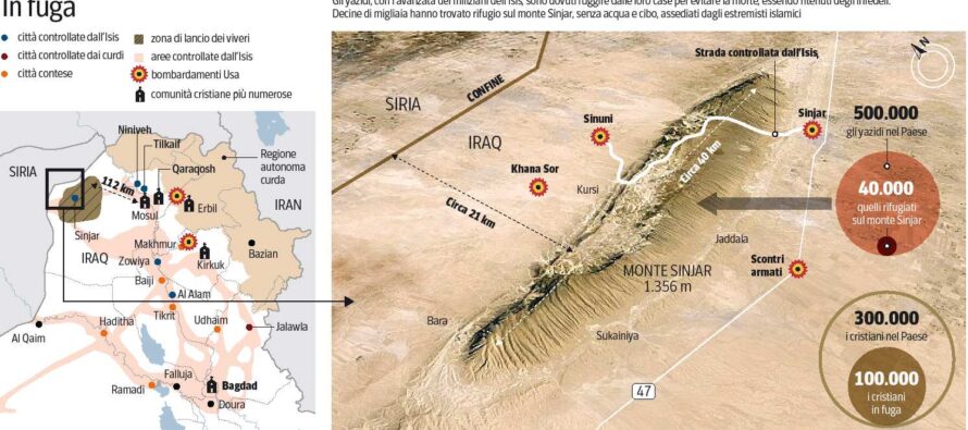Gli Yazidi braccati sui monti di Sinjar «Anche i bambini sepolti vivi»