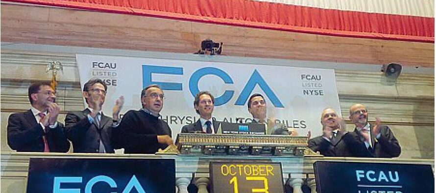 «Fiat-Chrysler a Wall Street, nuovo inizio»