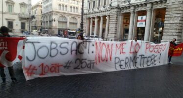 Novanta città in piazza contro il Jobs Act e la scuola-impresa di Renzi
