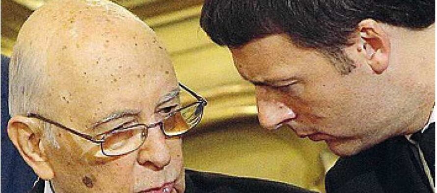 L’invito di Napolitano a Renzi: cancellare il sospetto di voto anticipato