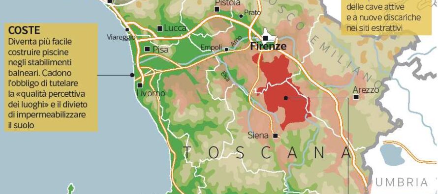 Il Pd toglie i vincoli su cave e spiagge La Toscana alla disfida del paesaggio