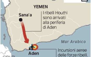 Yemen, il presidente in fuga I sauditi iniziano a bombardare
