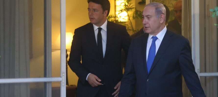 Renzi-Neta­nyahu: colloqui sull’Iran, palestinesi ai margini