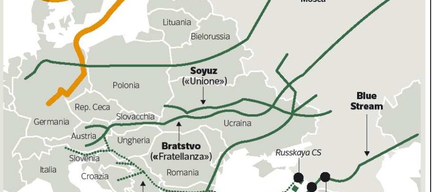 Nord Stream, un ruolo italiano nel gasdotto tra Russia e Germania