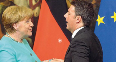«Le frontiere non si chiudono» E Merkel tende la mano a Renzi