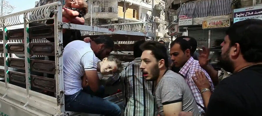Nella notte di Aleppo, così muoiono i bambini