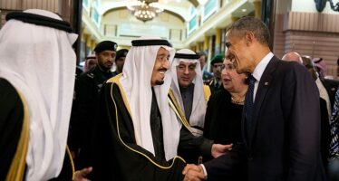 Obama e i due bronzi di Riyadh