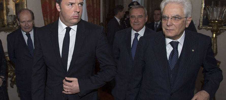 Matteo Renzi nella strettoia del reincarico