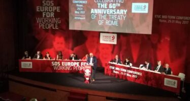 La Confederazione europea dei sindacati a Roma: «Serve una svolta, diritti sociali e più salario»
