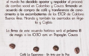 Illy Caffe por la paz en Colombia