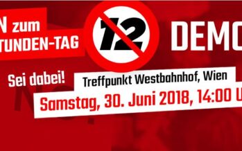 Austria, oggi la protesta contro la destra al governo che vuole spremere i lavoratori