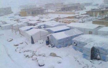 Gelo in Siria, 15 piccoli rifugiati uccisi dal freddo