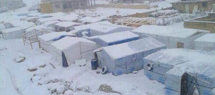 Gelo in Siria, 15 piccoli rifugiati uccisi dal freddo