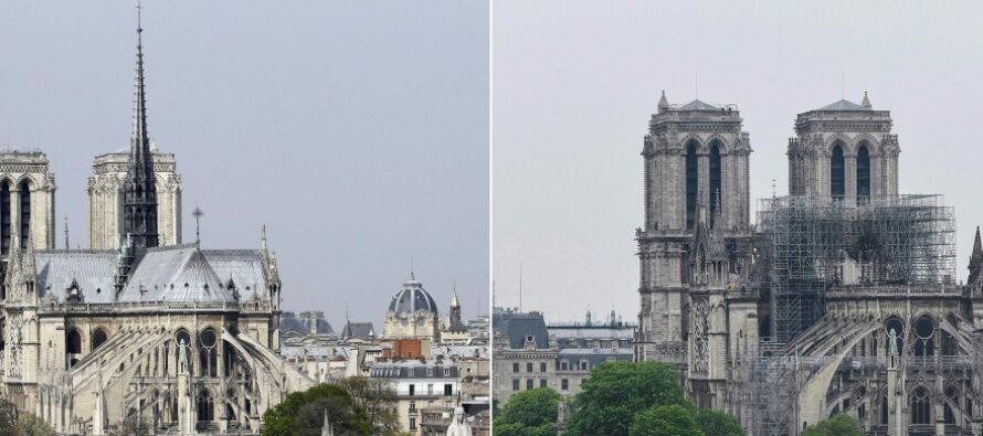 Notre-Dame il giorno dopo: salvato il “tesoro”, la cattedrale «sarà ricostruita in 5 anni»