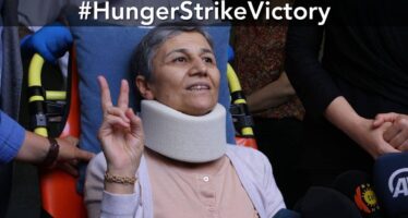 With the spirit of the hunger strikers to the end of Turkish fascism