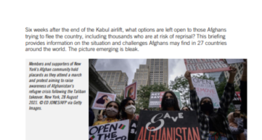Rapporto di Amnesty: per gli afghani in fuga una corsa a ostacoli