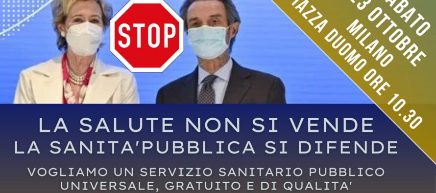 Lombardia. La controriforma Moratti nuovo attacco alla sanità pubblica