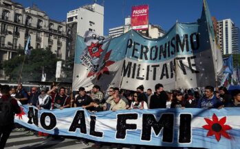 Argentina, manifestazioni a oltranza contro l’accordo con il Fmi